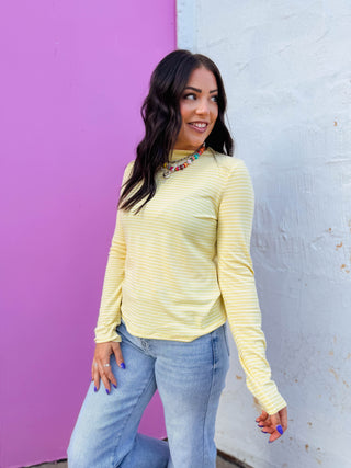 Zoe Striped Top-Daisy