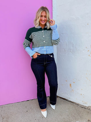 Caitlin High Rise Bootcut Denim
