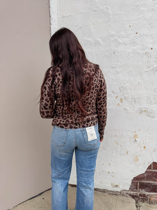 Gemma Leopard Sweater-Mocha