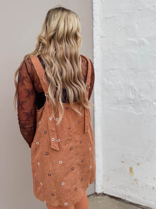 Shae Floral Overall Dress