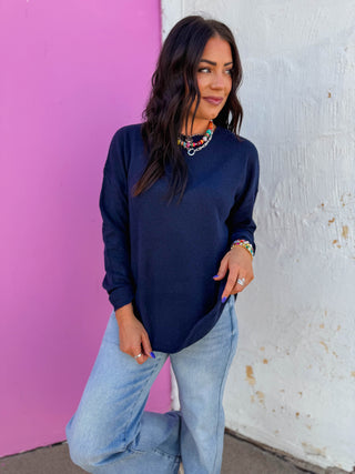 Archie Sweater-Navy