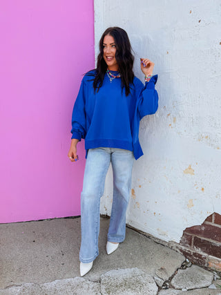 Adrian Pullover-Blue