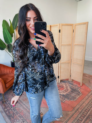 Veronica Floral Top