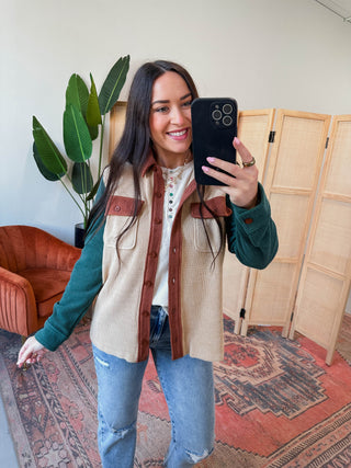 Flynn Corduroy Shacket