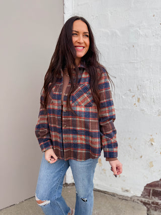 Joanna Plaid Shacket
