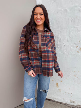 Joanna Plaid Shacket