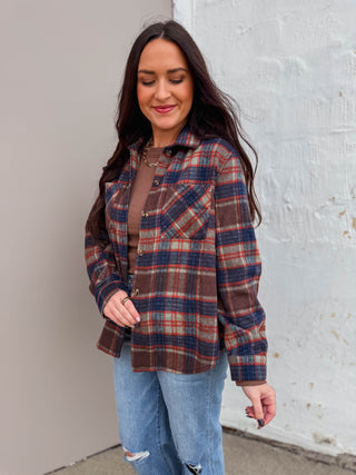 Joanna Plaid Shacket