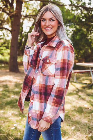 Tullis Jacket-Ivory Amber Plaid-Thread & Supply