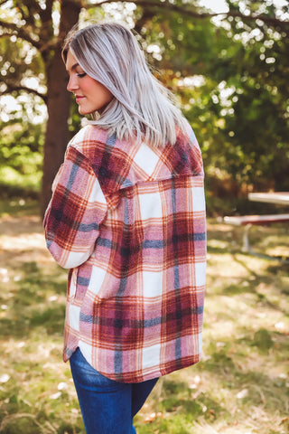 Tullis Jacket-Ivory Amber Plaid-Thread & Supply