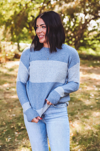 Kara Color Block Sweater