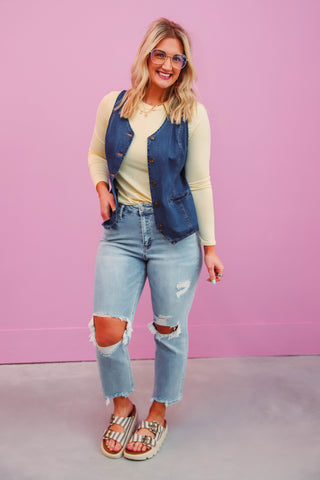 Nikki Denim Vest