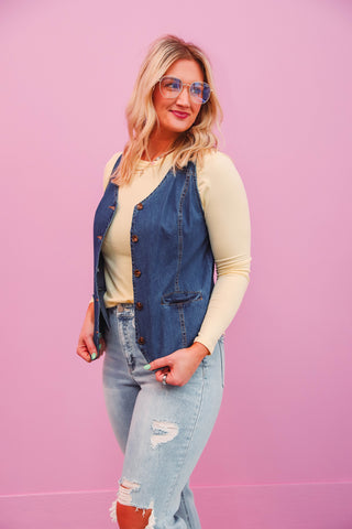 Nikki Denim Vest