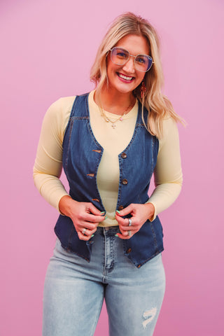 Nikki Denim Vest