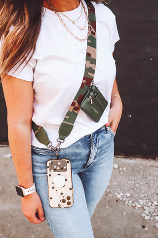 Clip & Go Strap & Pouch-Green Camo