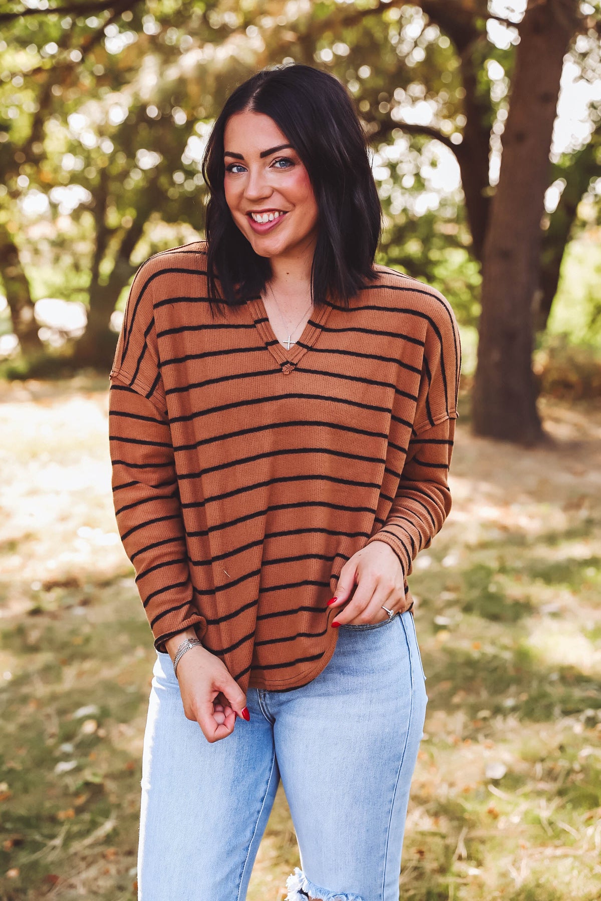 Aria Striped Top