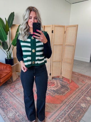 Piper Striped Sweater Vest