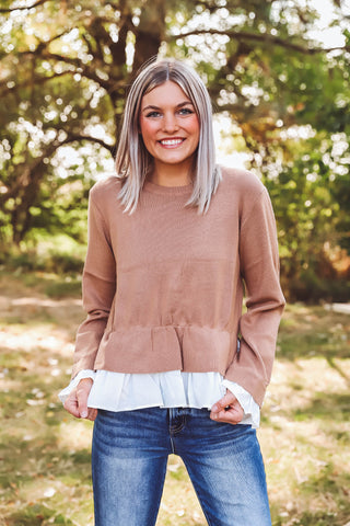 Liza Sweater-Caramel