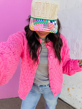 Addie Cardigan-Punch