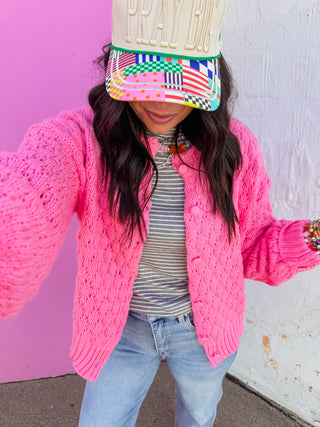 Addie Cardigan-Punch