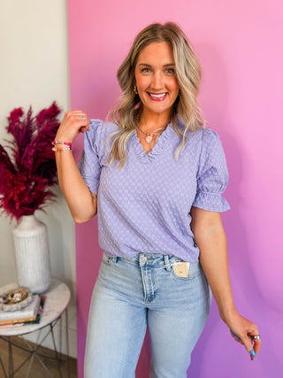 Susannah Top-Lavender