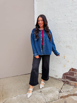 Nora Studded Denim Jacket