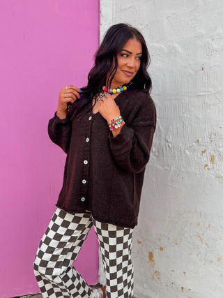 Andrea Cardigan-Espresso
