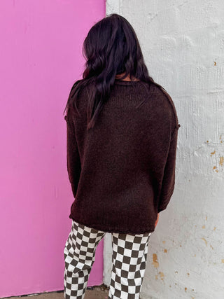 Andrea Cardigan-Espresso