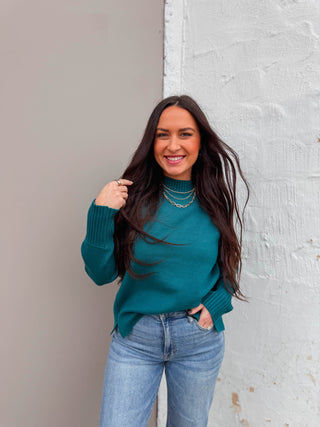 Sophia Sweater-Teal