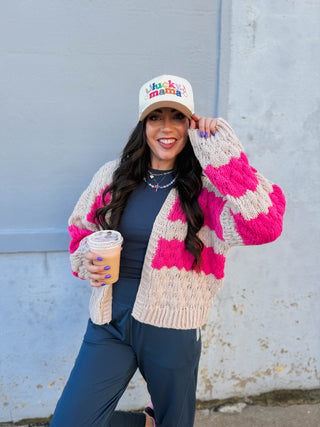 Lydia Striped Cardigan