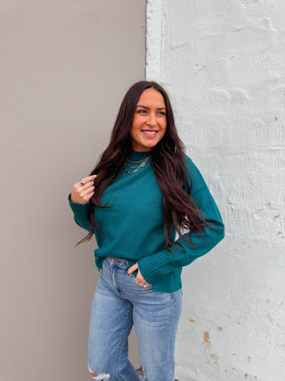 Sophia Sweater-Teal