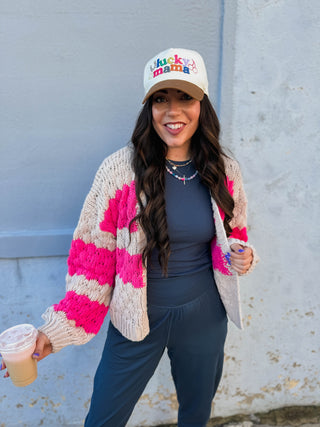 Lydia Striped Cardigan