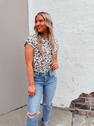 Jenna Leopard Top