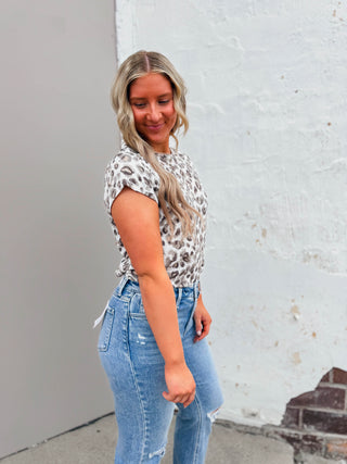 Jenna Leopard Top