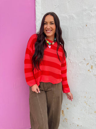 Kora Striped Sweater