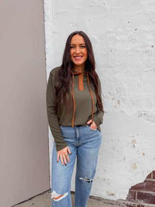 Jordyn Hoodie-Olive