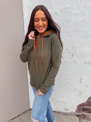 Jordyn Hoodie-Olive