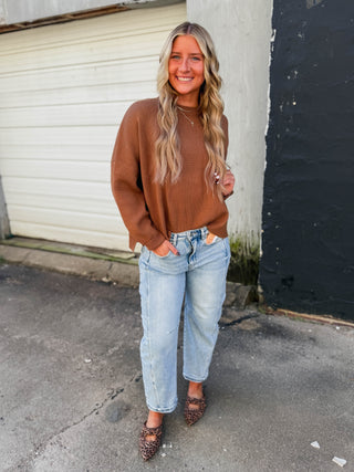 Nellie Sweater-Caramel