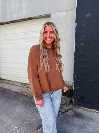 Nellie Sweater-Caramel