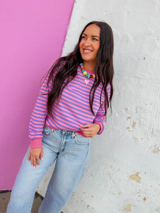 Sweet Stripes Pullover