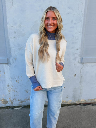 Stephanie Sweater-Ecru