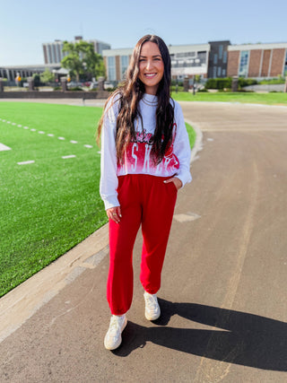 Easy Day Joggers-Red