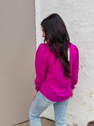 Jaycee Top-Magenta