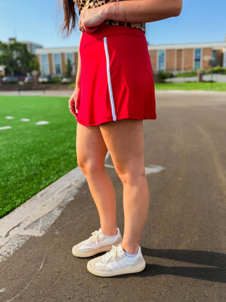 All-Day Active Skort-Red