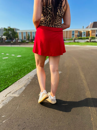 All-Day Active Skort-Red