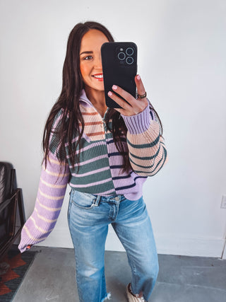 Sammy Color Block Sweater