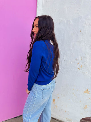 Jana Cardigan-Blue