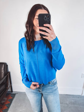 Vanessa Sweater-Sky Blue