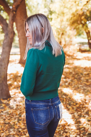 Daphne Knit Top-Green