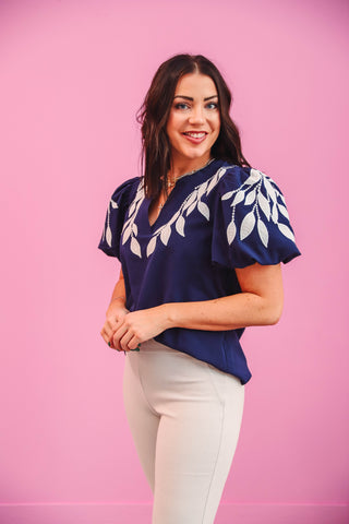 Nicole Top-Navy