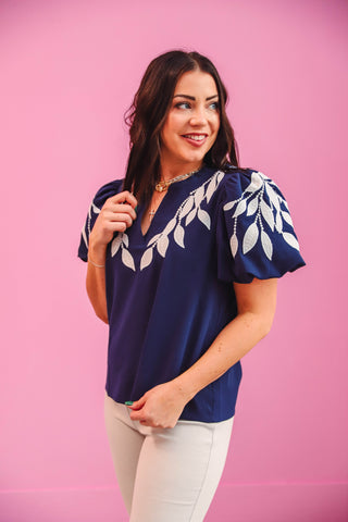 Nicole Top-Navy